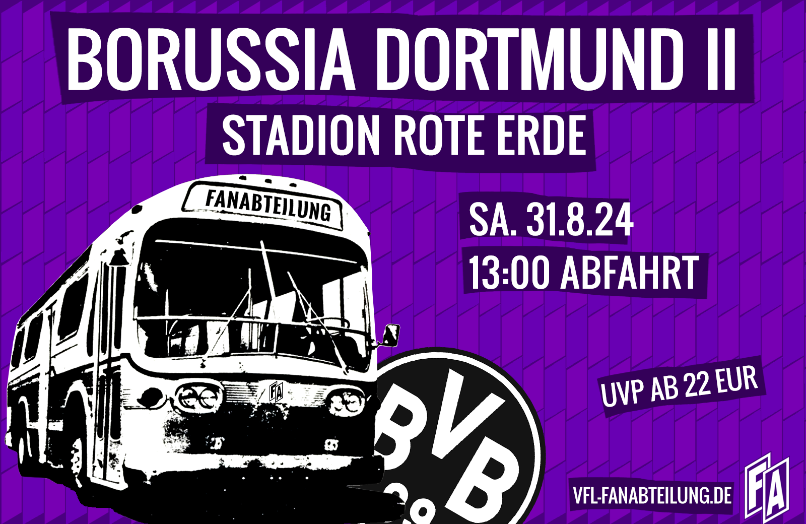 Stadion Rote Erde - mit der FA zu BVB II