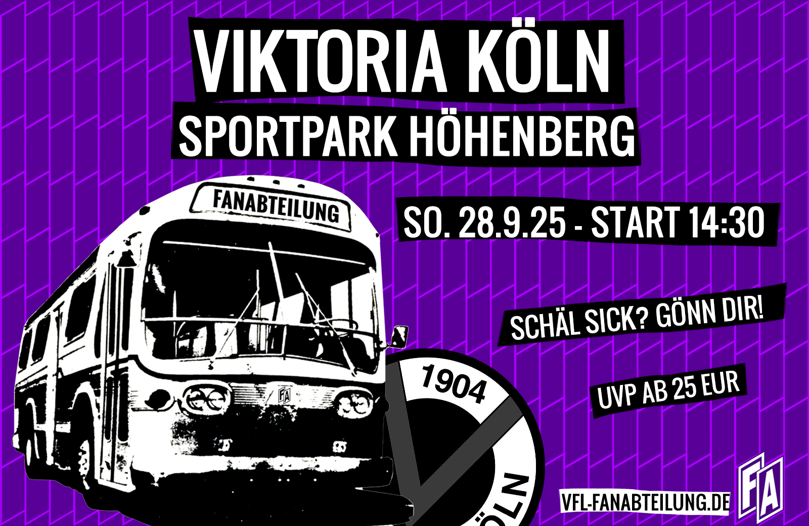 Mit der Fanabteilung zur Viktoria nach Köln