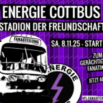 Mit der Fanabteilung nach Cottbus