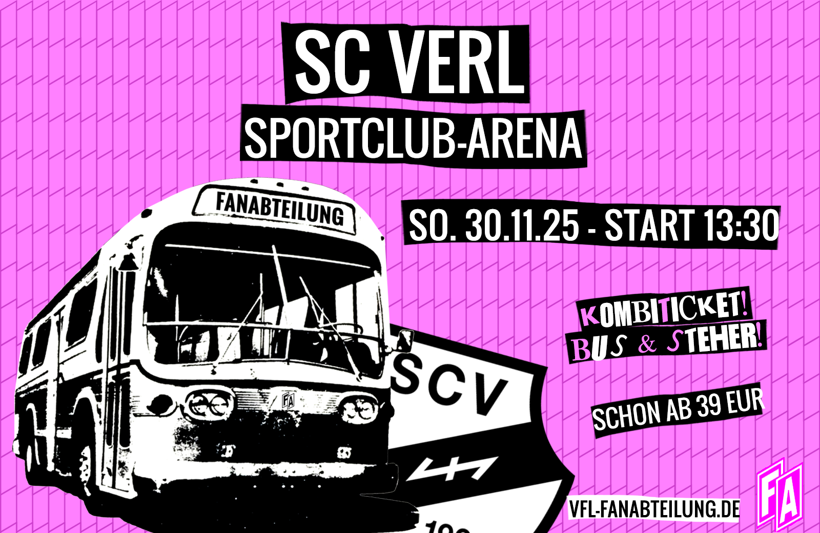 Mit der Fanabteilung nach Verl