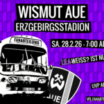 Mit der Fanabteilung nach Aue